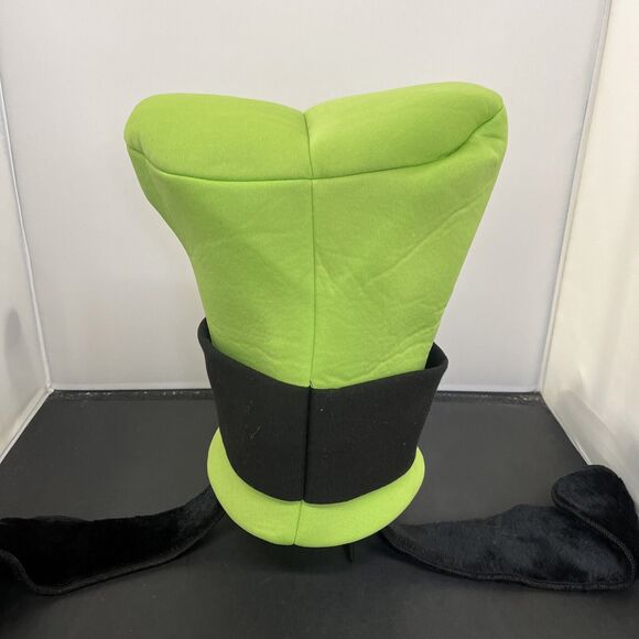 Disney Parks Tall Green Goofy Top Hat W/Fuzzy Floppy Ears Adult FS Bnfts Charity - Picture 4 of 9